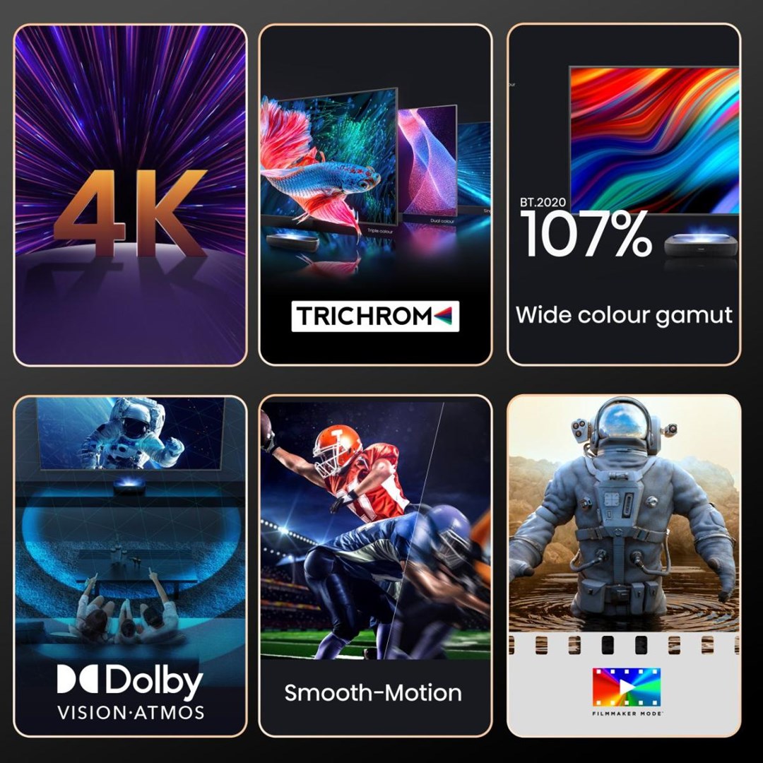 LASER TV HISENSE 120L9HD 120" 4K + Ekran - obrazek 4