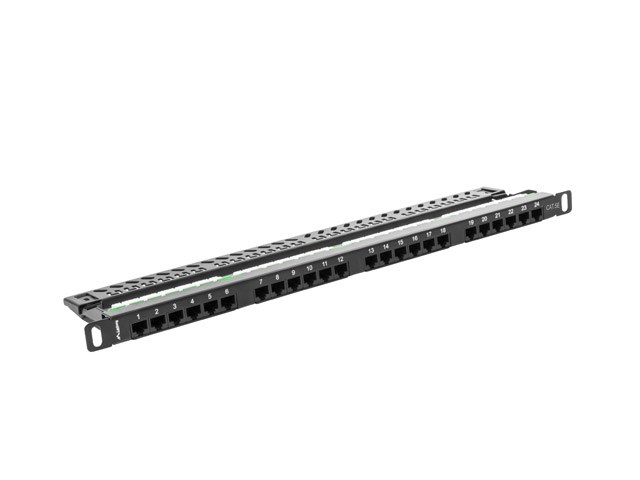 Patch panel Lanberg PPU5-0024-B (0.5U; 19"; kat. 5e; UTP; 24xRJ-45) - obrazek 3