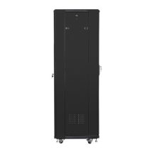 Lanberg FF01-6637-12B stojak 37U Stojak wolnostojący Czarny