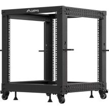 Lanberg OR01-6112-B stojak 12U Stojak wolnostojący Czarny