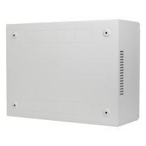Szafa instalacyjna Lanberg rack wisząca 19″ 4U+3U 540×200 niskoprofilowa szara (złożona)