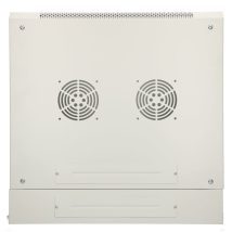 Extralink Szafa rack 9U 600×600 AZH Szara montowana na ścianie, dwusekcyjna