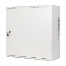 SZAFA INSTALACYJNA RACK WISZĄCA 19″ 6U+3U 540X200 NISKOPROFILOWA SZARA LANBERG (ZŁOŻONA)