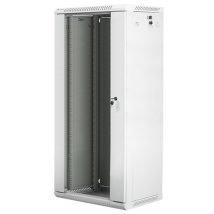 LANBERG SZAFA WISZĄCA 19″ 27U 600X450 (DRZWI SZKLANE, SZARA RAL7035)