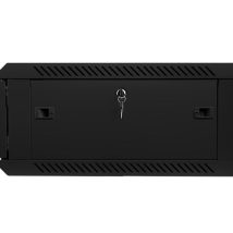 Szafa jednosekcyjna Lanberg WF01-6604-10B (4U; 280mm / 600mm / 600 mm; wisząca; Szklane; 19”; kolor czarny)