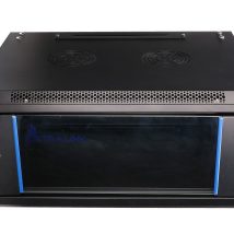 Extralink Szafa rack 4U 600×450 Czarna montowana na ścianie