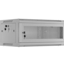 SZAFA INSTALACYJNA RACK WISZĄCA 19″ 4U 600X450 SZARA DRZWI PERFOROWANE LANBERG (FLAT PACK)