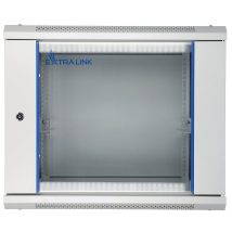 Extralink Szafa rack 9U 600×450 Szara montowana na ścianie