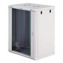 Digitus Szafa sieciowa wisząca DYNAmic 19″ 16U rack 600×450, drzwi szyba, szary, niedzielona, złożona, 60kg