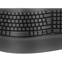 Logitech 920-012327 klawiatura Biuro RF Wireless + Bluetooth QWERTZ Niemiecki Grafitowy