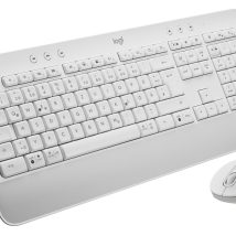 Logitech Signature MK650 Combo For Business klawiatura Dołączona myszka Biuro Bluetooth QWERTZ Niemiecki Biały