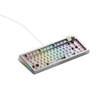 Klawiatura do gier Glorious GMMK 3 Pro 75% Custom Gaming-Tastatur – Barebone, ANSI-Layout, srebrna