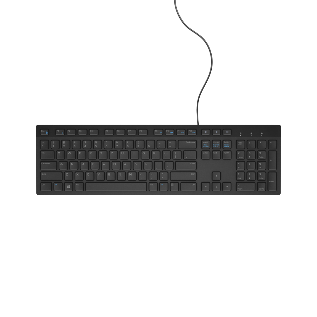Klawiatura Dell KB216 580-ADHK_1017806533983 (membranowa; USB; (EU), (US); kolor czarny)