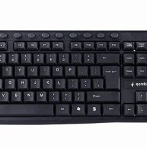 GEMBIRD KLAWIATURA MULTIMEDIALNA KB-UM-107 USB, US LAYOUT, CZARNA