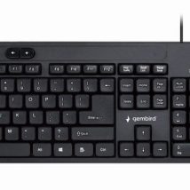 GEMBIRD ZESTAW KLAWIATURA MULITMEDIALNA + MYSZ KBS-UM-04 KOLOR CZARNY