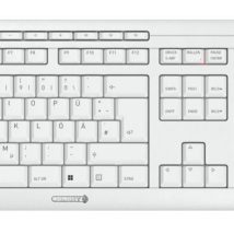 CHERRY JD-8550DE-0 klawiatura Dołączona myszka Dom/Biuro RF Wireless QWERTZ Niemiecki Biały