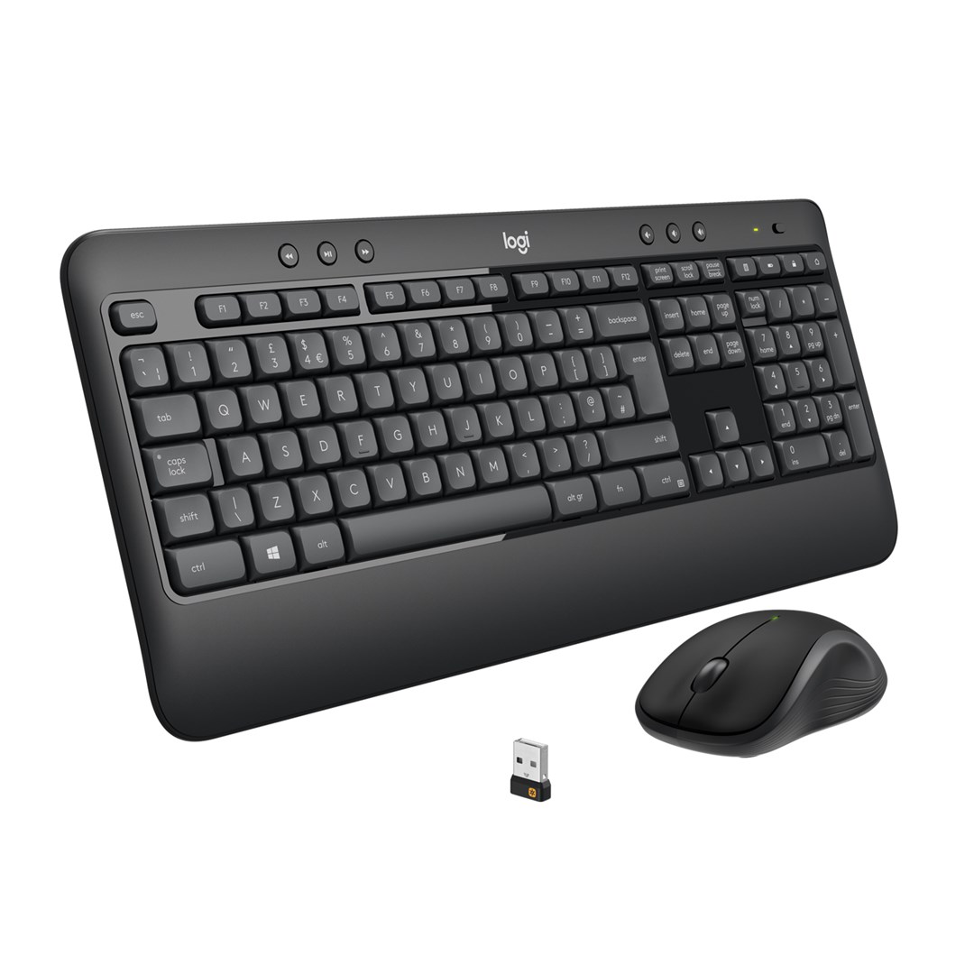 Zestaw klawiatura + mysz membranowa Logitech MK540 920-008685 (USB; kolor czarny; optyczna; 1000 DPI) - obrazek 4