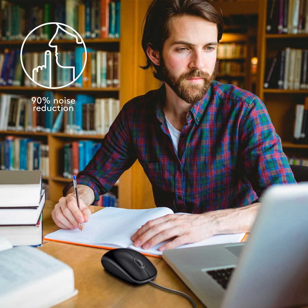 Mysz Logitech 910-005508 (optyczna; 1000 DPI; kolor czarny) - obrazek 3