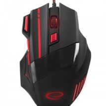 Mysz komputerowa Esperanza Wolf EGM201R (optyczna; 2400 DPI; kolor czarny)