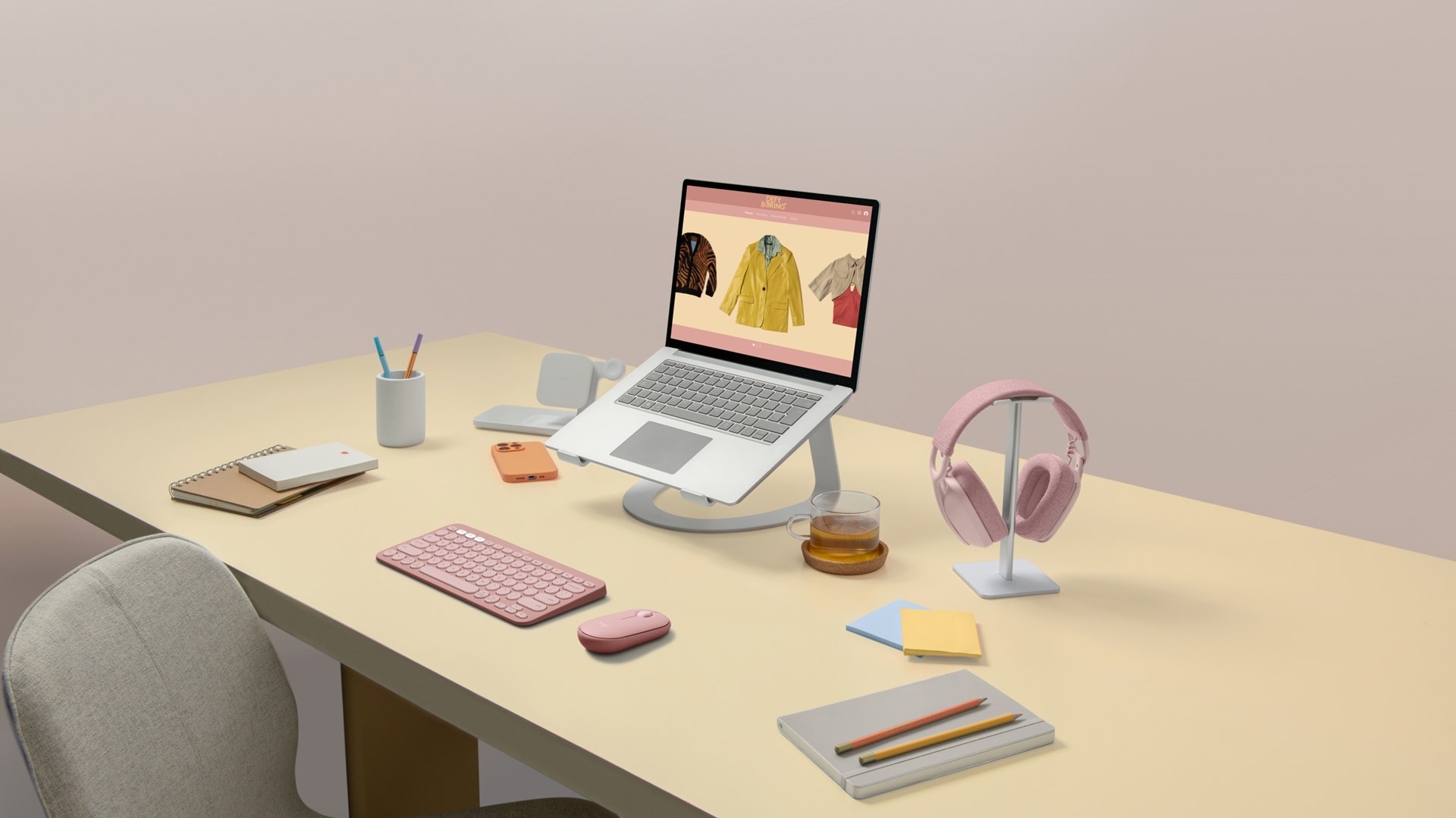 Mysz Logitech Pebble 2 M350s Pink - obrazek 3