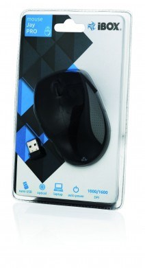Mysz IBOX JAY PRO OPTYCZNA BEZPRZEWODOWA USB IMOS603 (optyczna; 1600 DPI; kolor czarny) - obrazek 3