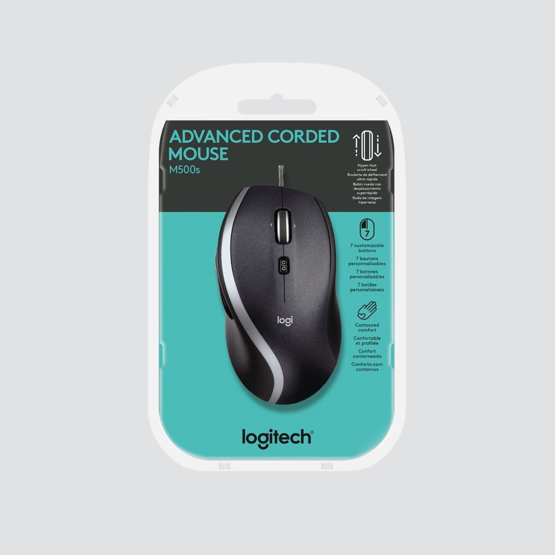 MYSZ LOGITECH M500s Advanced Corded - obrazek 3