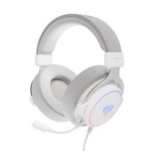 GENESIS Neon 764 Zestaw słuchawkowy Przewodowa Opaska na głowę Gaming USB Typu-A Biały