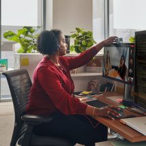 Słuchawki przewodowe POLY Blackwire 3325 Stereo Microsoft Teams Certified USB-C Headset 3.5mm Plug USB-C/A Adapter Przewodowa Opaska na głowę Biuro/centrum telefoniczne USB Type-C