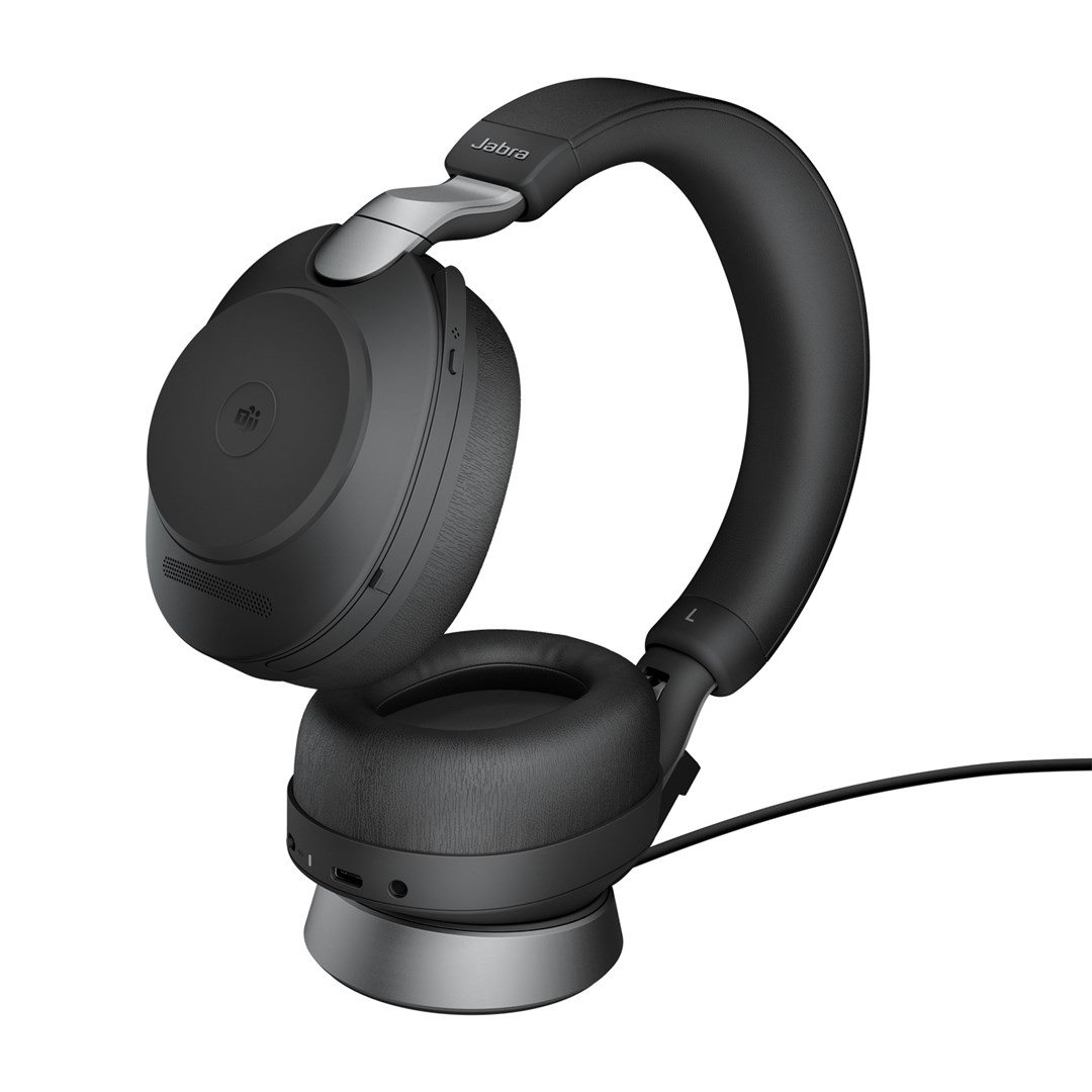 Jabra Evolve2 85, MS Stereo BT Zestaw słuchawkowy Przewodowy i Bezprzewodowy Opaska na głowę - obrazek 4
