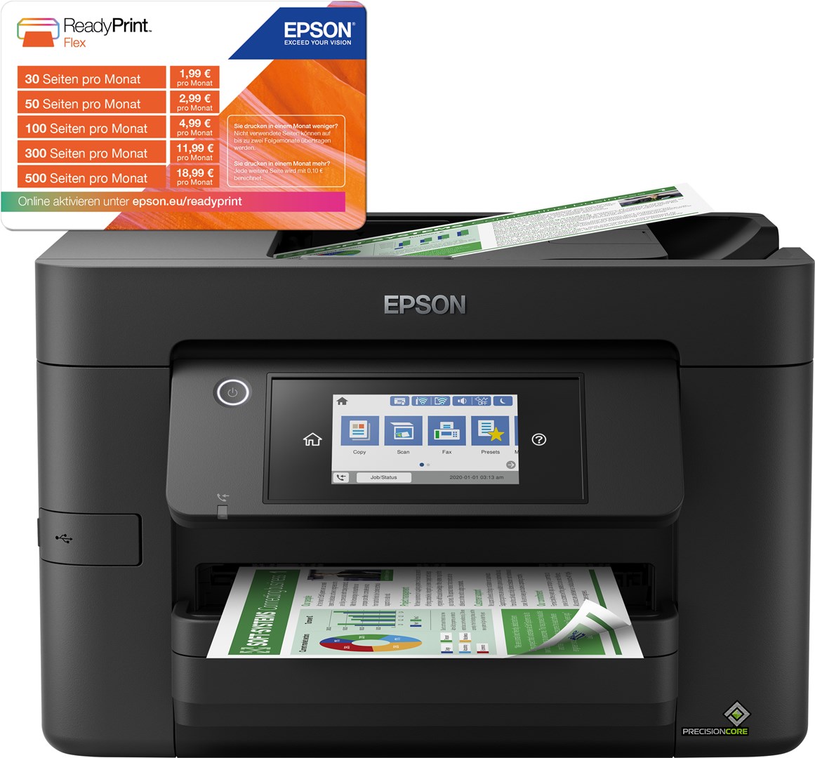 Epson WorkForce Pro WF-4820DWF Atramentowa A4 4800 x 2400 DPI 25 stron/min Wi-Fi - obrazek 4