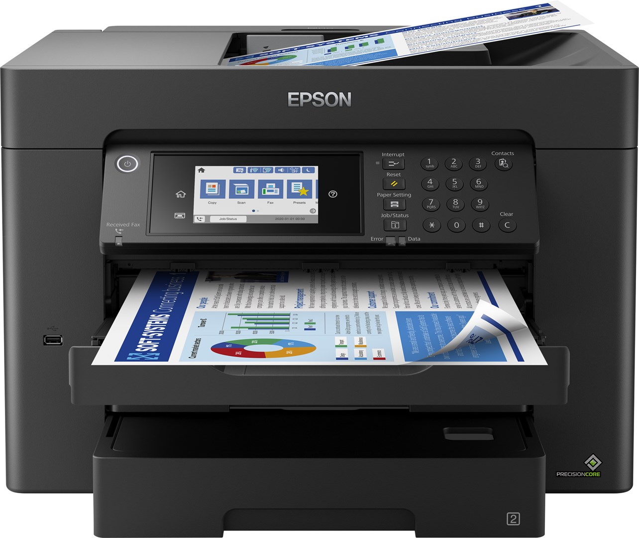 Urządzenie wielofunkcyjne Epson WF-7840DTWF WorkForce - obrazek 3