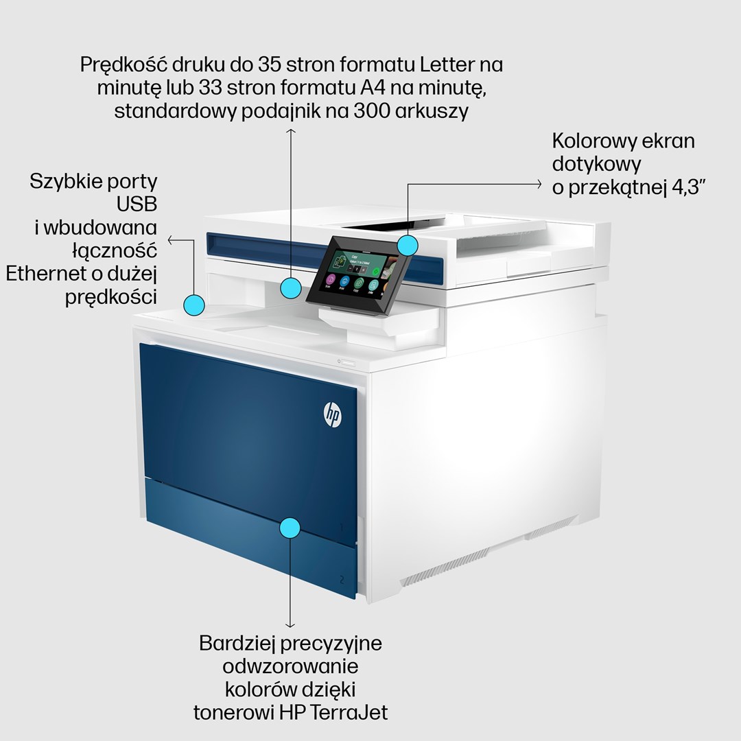 Urządzenie wielof. HP Color LaserJet Pro 4302fdn (WYPRZEDAŻ) - obrazek 3
