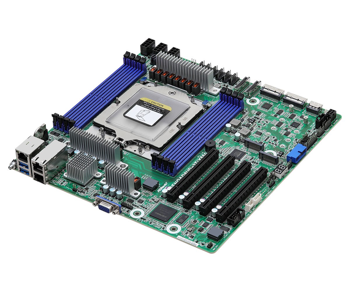 Płyta główna ASRock GENOAD8UD-2T/X550 1x SP5 AMD Epyc 9004 SoC (8xDIMM, SATA, 2xM.2, 2x10GbE, IPMI) - obrazek 3