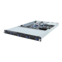 Platforma Gigabyte Rack (1U) R133-C13-AAB1 AMD Epyc 4004/Ryzen 7000 (4x 3,5″ SATA HS, 1xM.2, 2x1Gbe, IPMI, 1+1 800W)