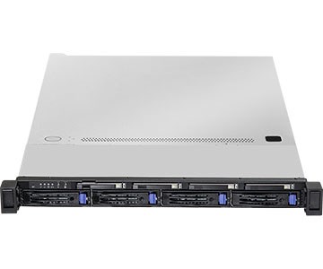 Platforma ASRock Rack (1U) AMD Epyc 7003 (4xSFF, 4xLFF, 2x10GbE, Red. PSU, IPMI) - obrazek 4