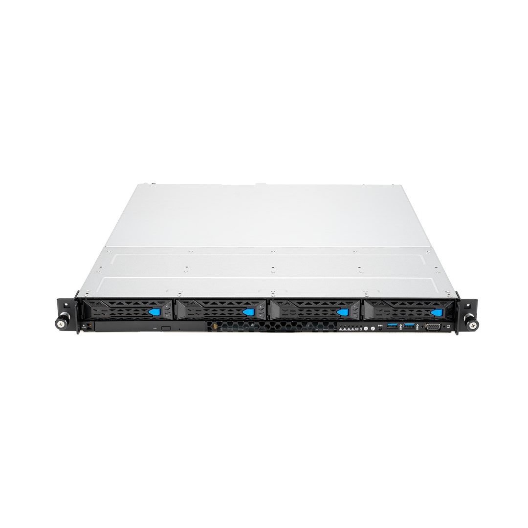 ASUS Rack 1U RS300-E11-RS4/450W(1+1) Intel C2521x LGA1200 95W 4xDDR4 3200/2933/2666 4x3.5"/2.5" 2*SATA/SAS/NVMe + 2*SATA/SAS Intel® I210AT x2 1+1 450W 80 PLUS PLATINUM - obrazek 3