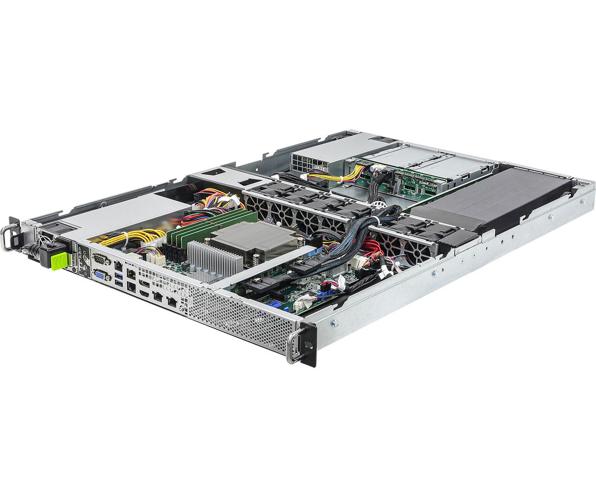 Platforma ASRock Rack (1U) Intel Core 12/13/14gen (4xSFF, 2x10GbE, 2xGbE, Red. PSU, IPMI)