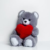 Miś FRANK 50cm szary
