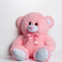 Miś TOMMY 65cm różowy