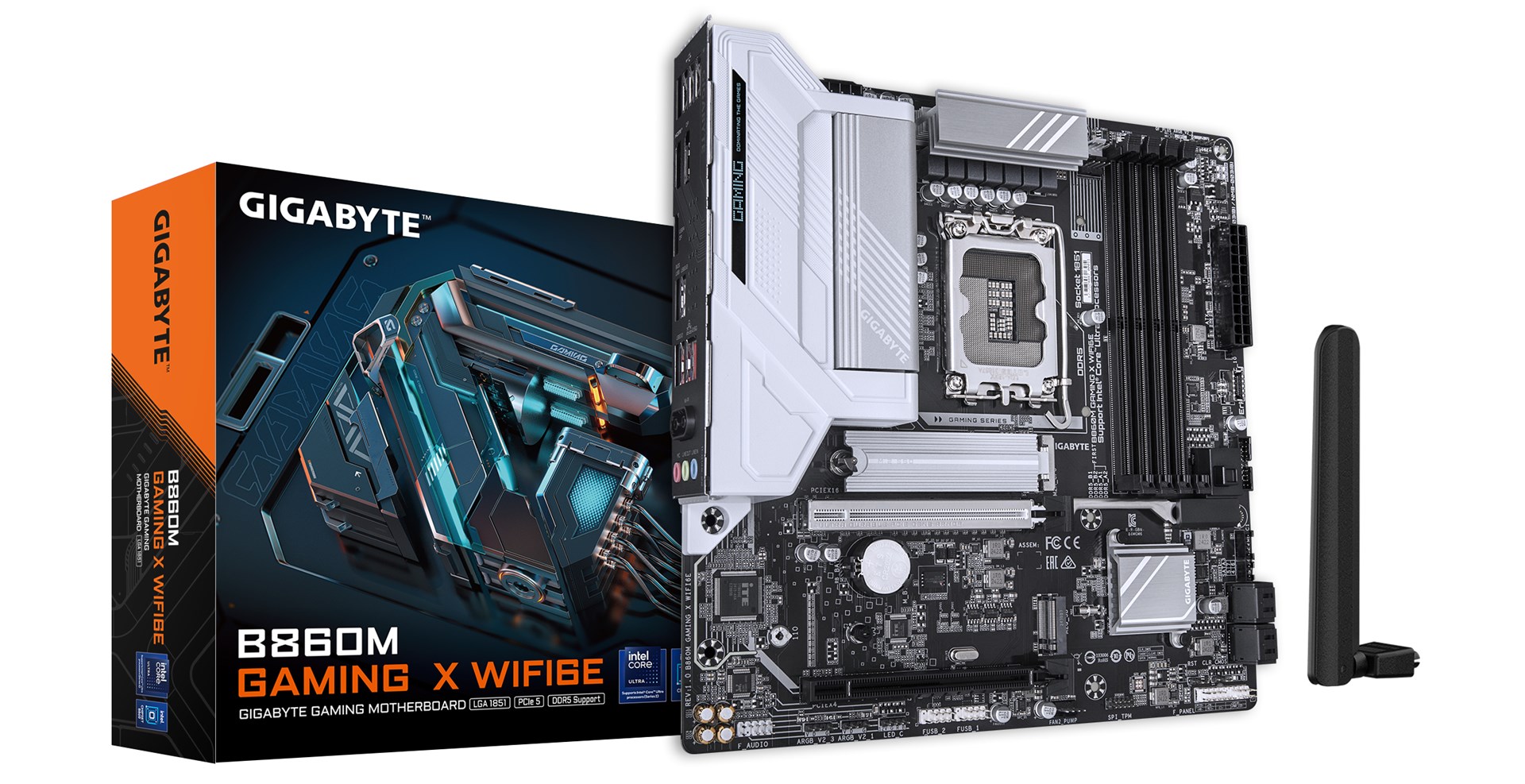 GIGABYTE B860M GAMING X WIFI6E płyta główna Intel B860 LGA 1851 (Socket V1) micro ATX - obrazek 4