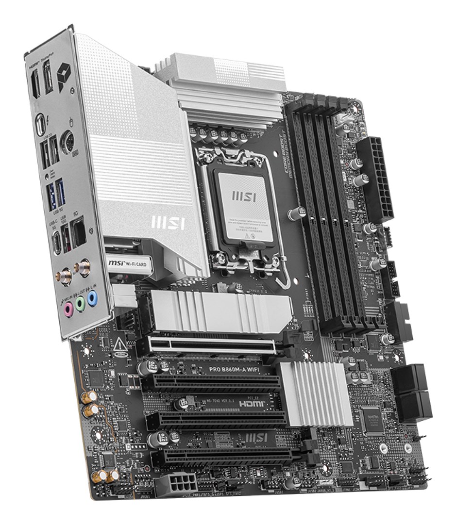 MSI PRO B860M-A WIFI płyta główna Intel B860 LGA 1851 (Socket V1) micro ATX - obrazek 4