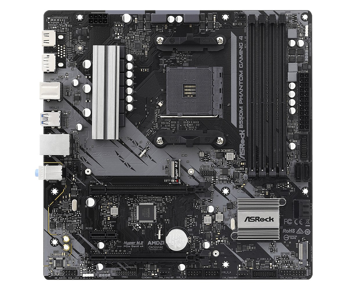 Płyta główna Asrock B550M PHANTOM GAMING 4 - obrazek 3
