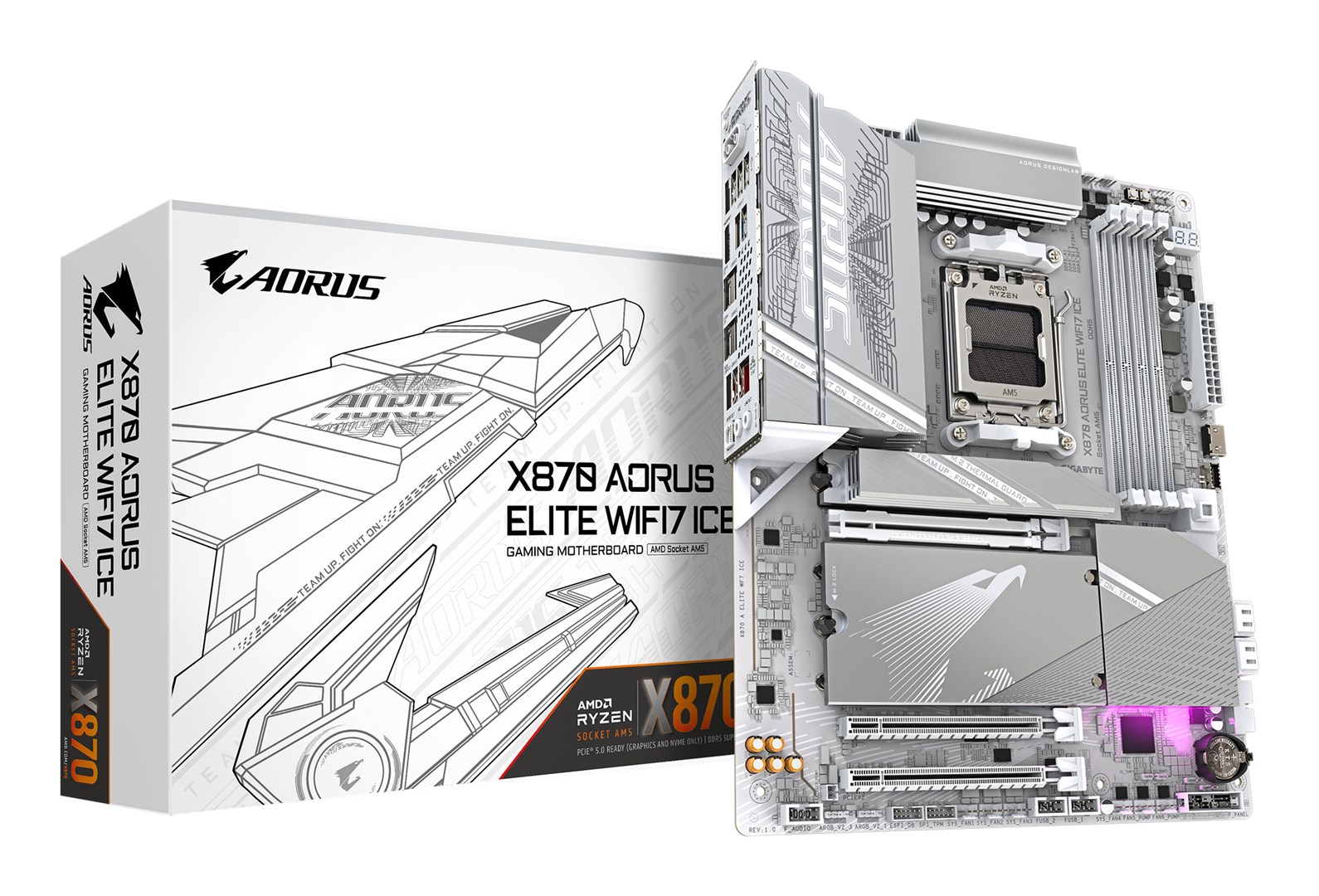 Płyta główna Gigabyte X870 AORUS ELITE WF7 ICE