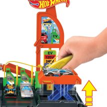 Mattel Hot Wheels City Superstacja ładowania samochodów HTN79
