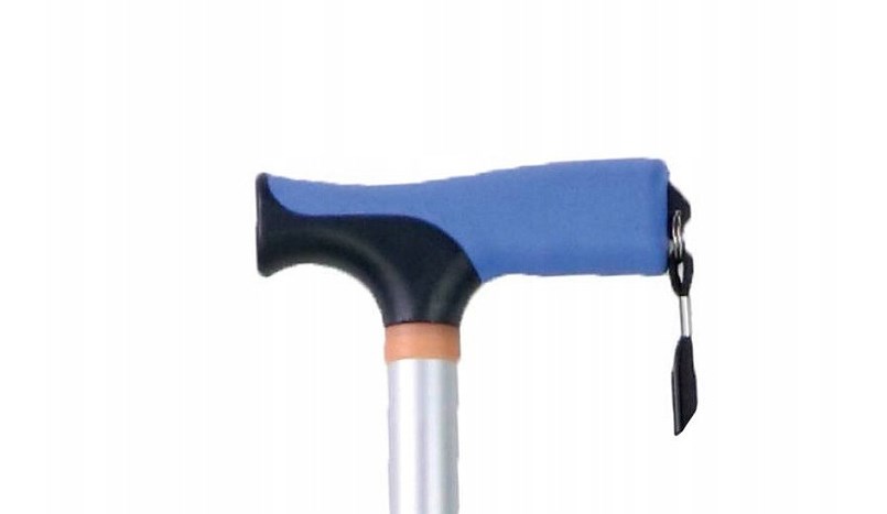 Laska inwalidzka aluminiowa z miękkim uchwytem AR-014 - obrazek 3