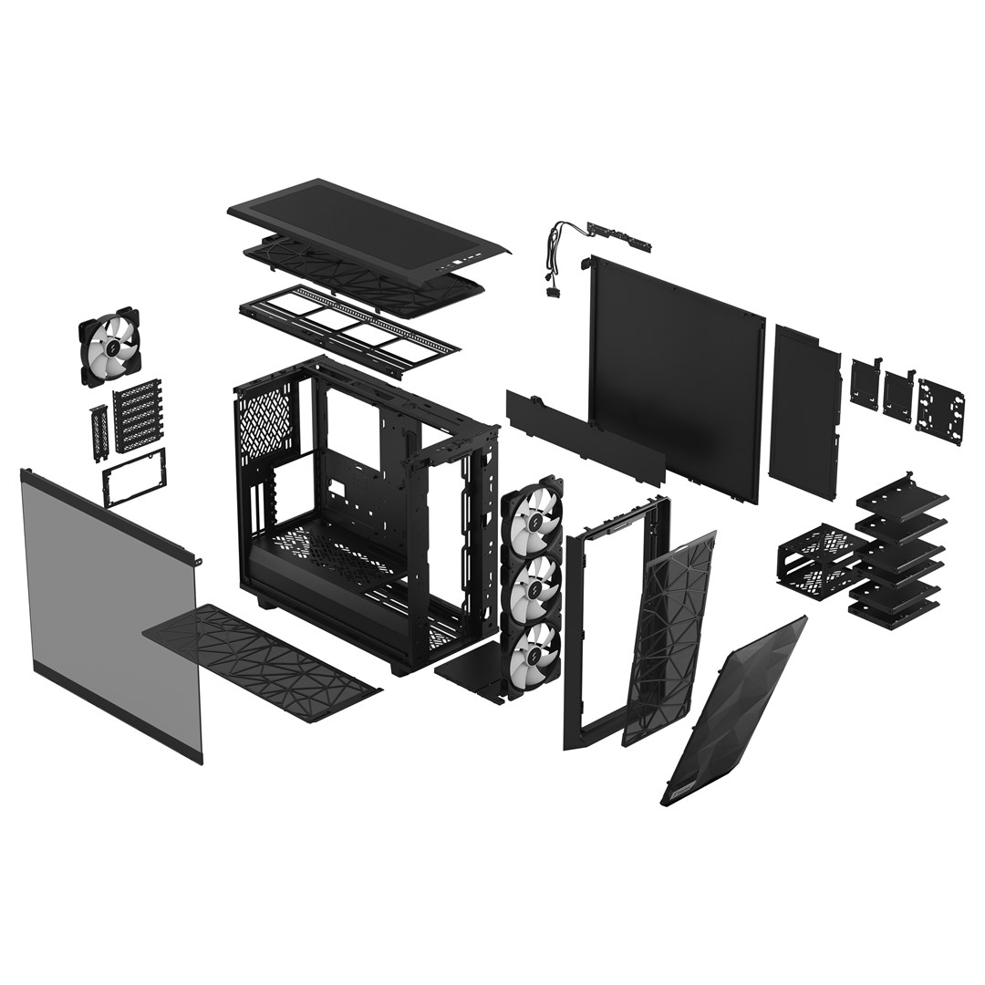 Fractal Design Meshify 2 RGB Czarny - obrazek 3