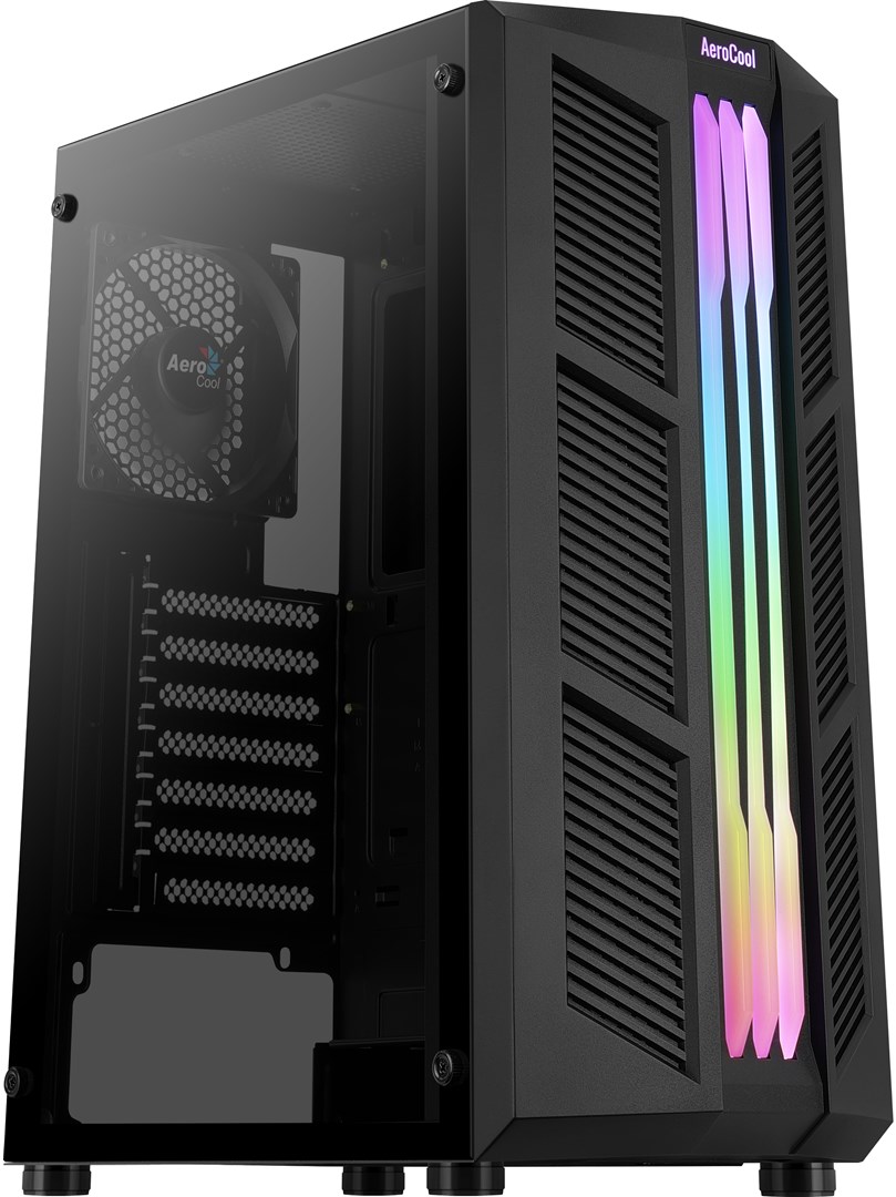OBUDOWA AEROCOOL PGS PRIME-G-BK-v1 RGB czarna - obrazek 2