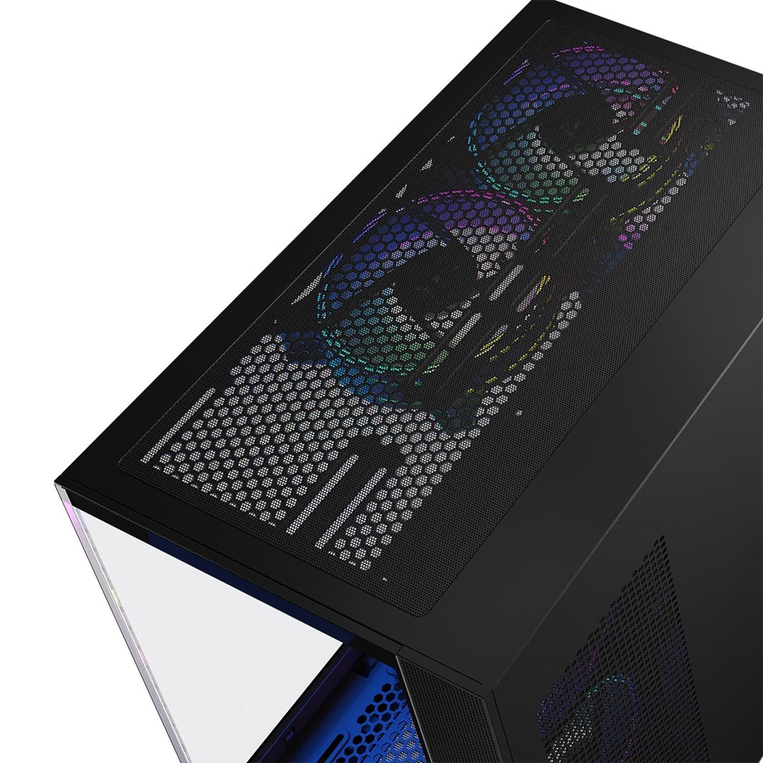 MODECOM OBUDOWA VOLCANO PANORAMA MIDI BLACK - obrazek 2