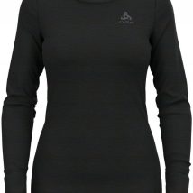 Koszulka damska Odlo BL TOP crew neck l/s MERINO 200 roz. M Czarna