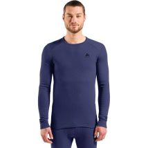 Bielizna termoaktywna z długim rękawem Odlo BL TOP crew neck l/s MERINO 260 roz. M Niebieska